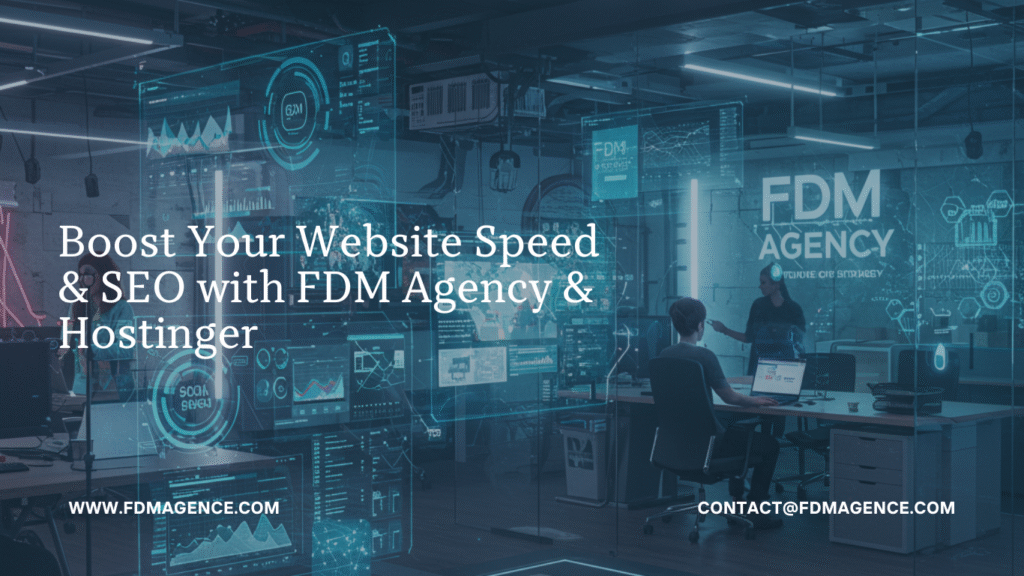 Boost Your Website Speed & SEO with FDM Agency & Hostinger